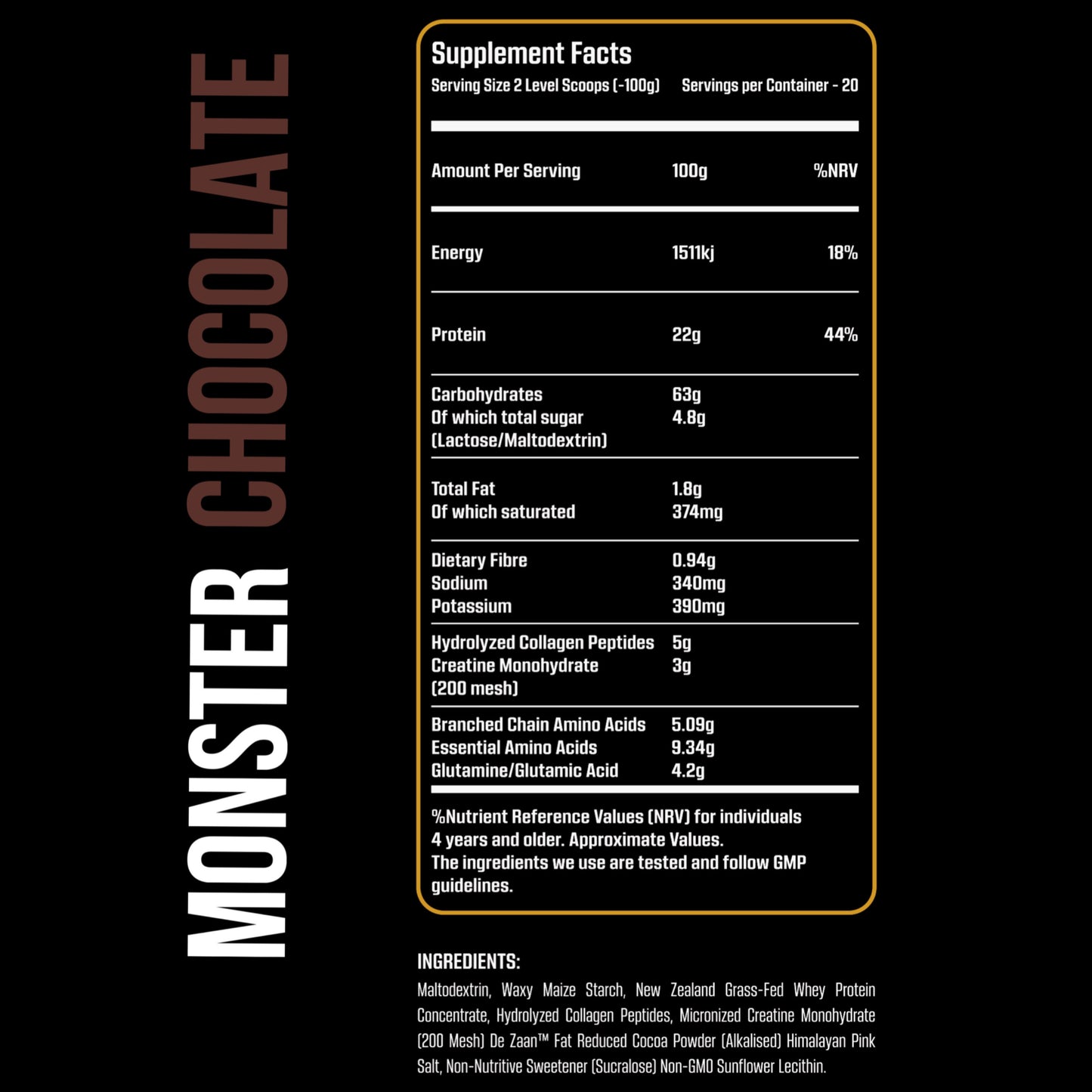 LIVE LARGE Rapid Muscle Builder - Now with added COLLAGEN PEPTIDES, Net Wt. 2KG