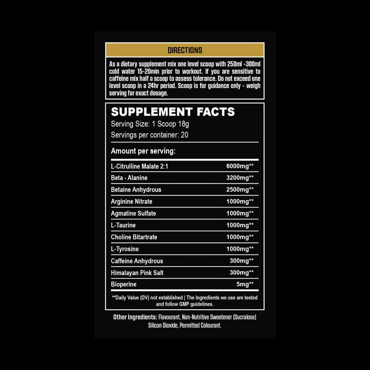 WAR MACHINE High Stim Pre-Workout, 20 Loaded Servings Net Wt.360g