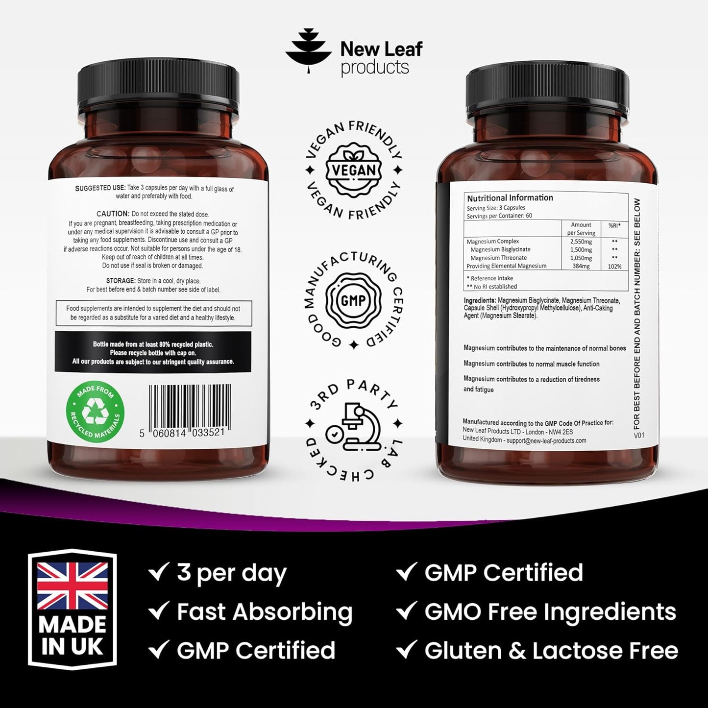 New Leaf Magnesium Threonate Complex