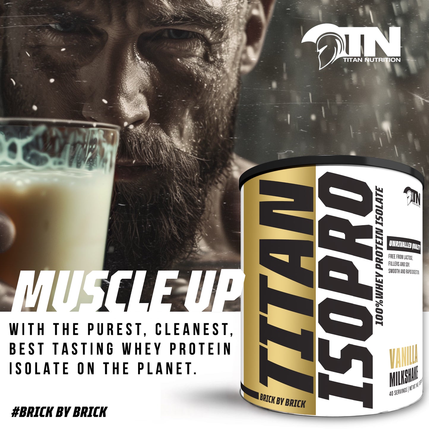 ISOPRO Pure Whey Protein Isolate 40 Servings Net Wt. 1KG