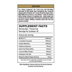 BCAA BURN Fat Burning Complex 45 Servings, Net Wt. 315g