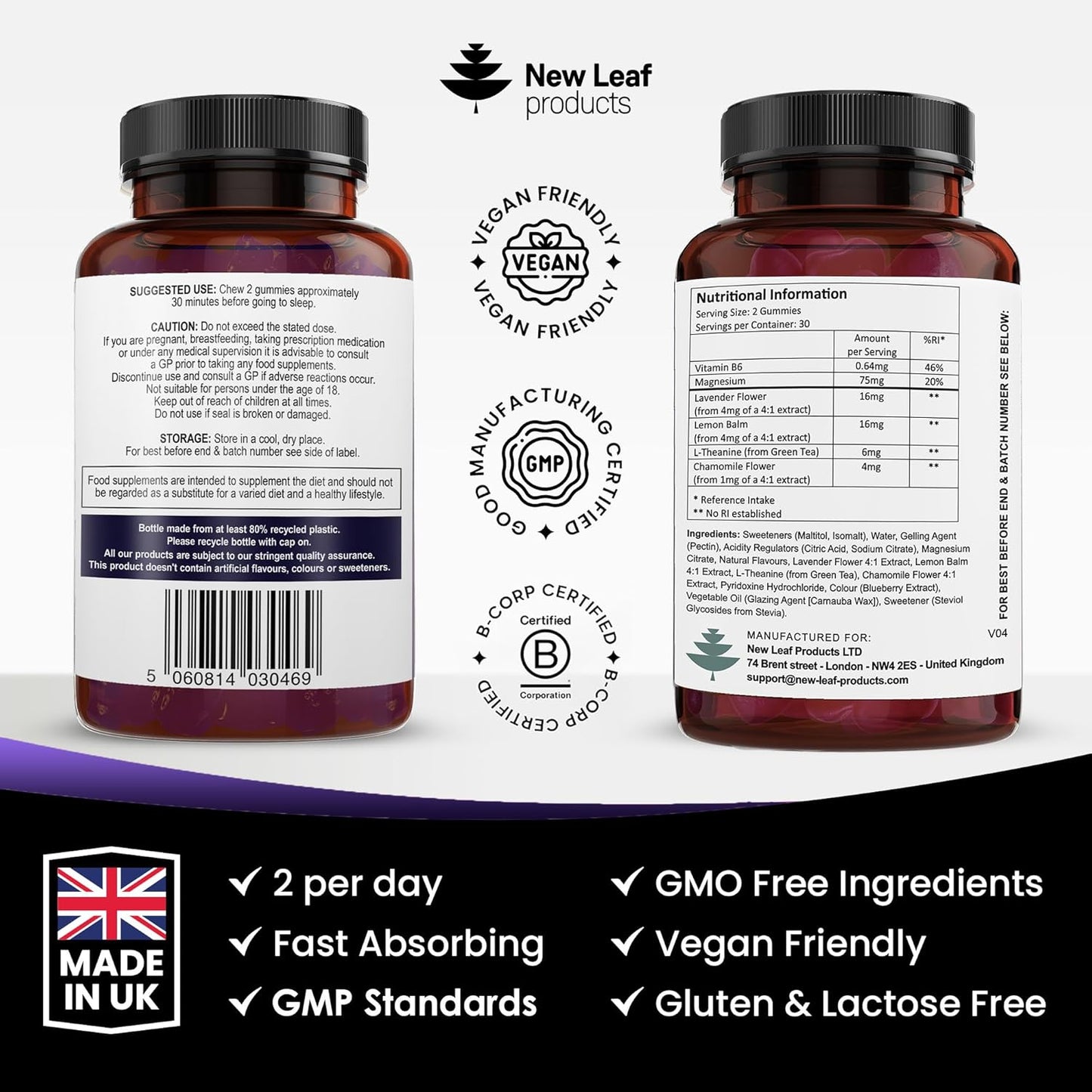 New Leaf Night Time Gummies