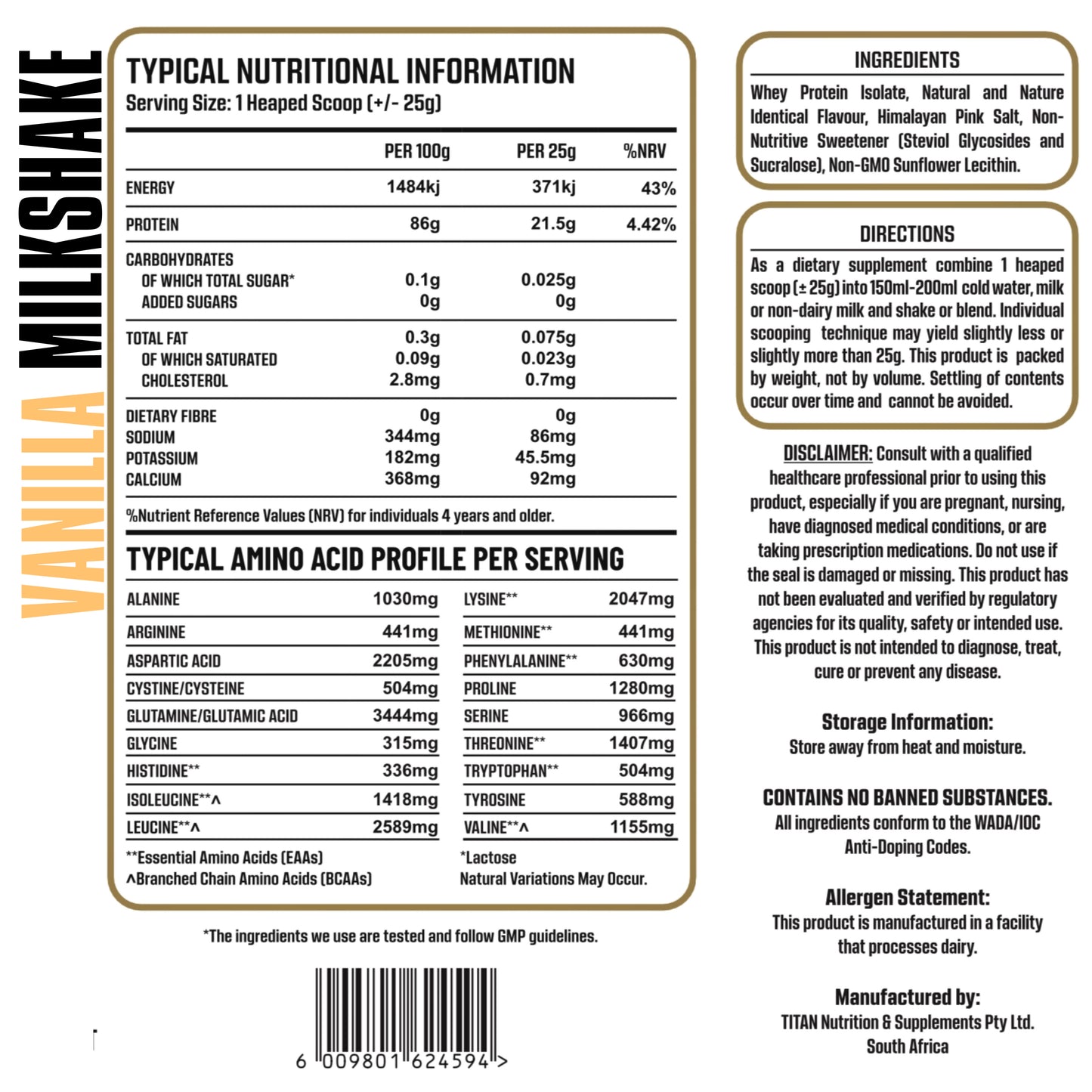 ISOPRO Pure Whey Protein Isolate 40 Servings Net Wt. 1KG