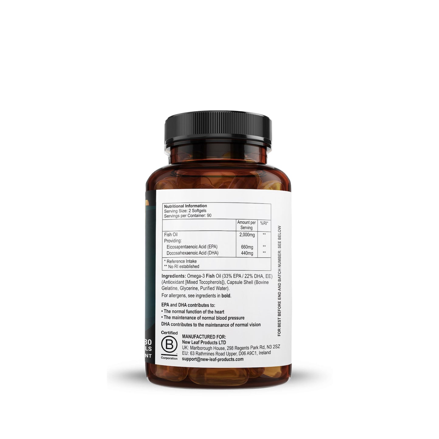 New Leaf Omega 3 DHA & EPA