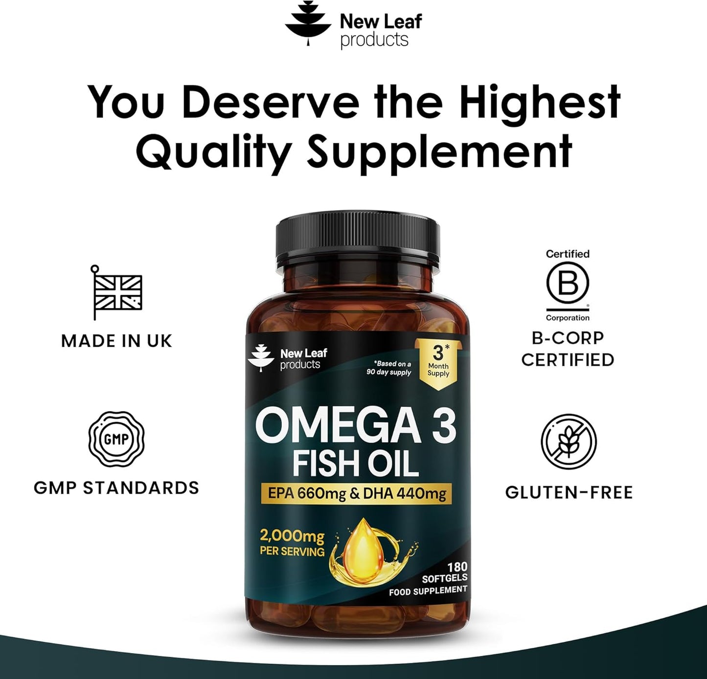 New Leaf Omega 3 DHA & EPA