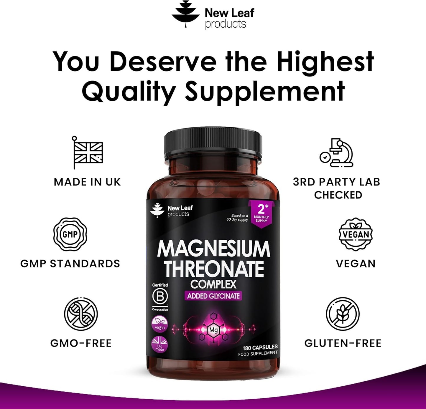 New Leaf Magnesium Threonate Complex