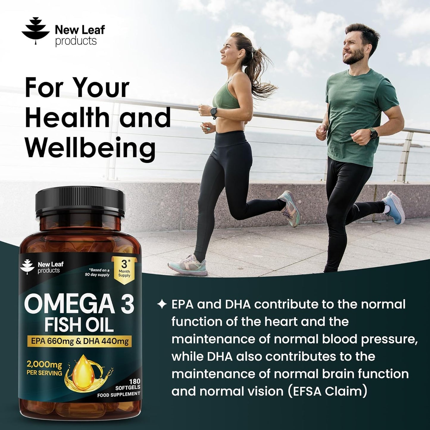 New Leaf Omega 3 DHA & EPA