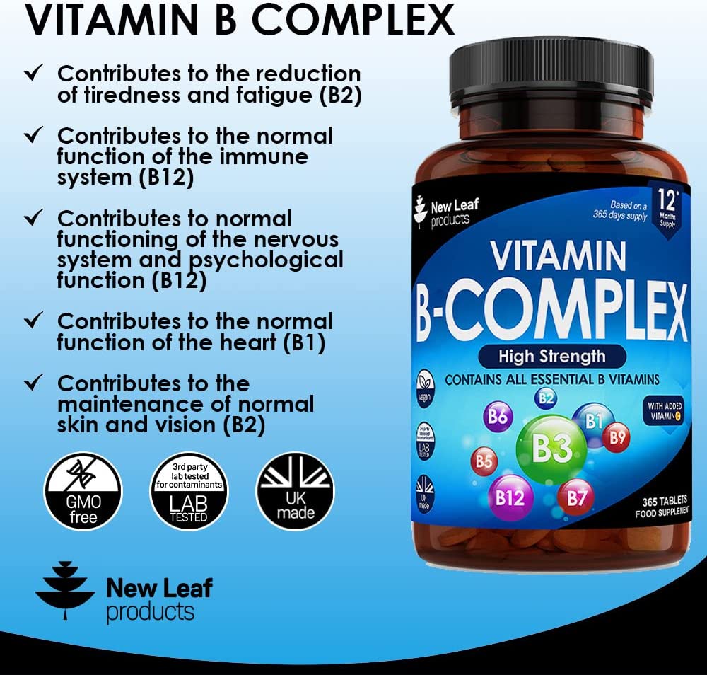 New Leaf Vitamin B Complex 365 Tablets