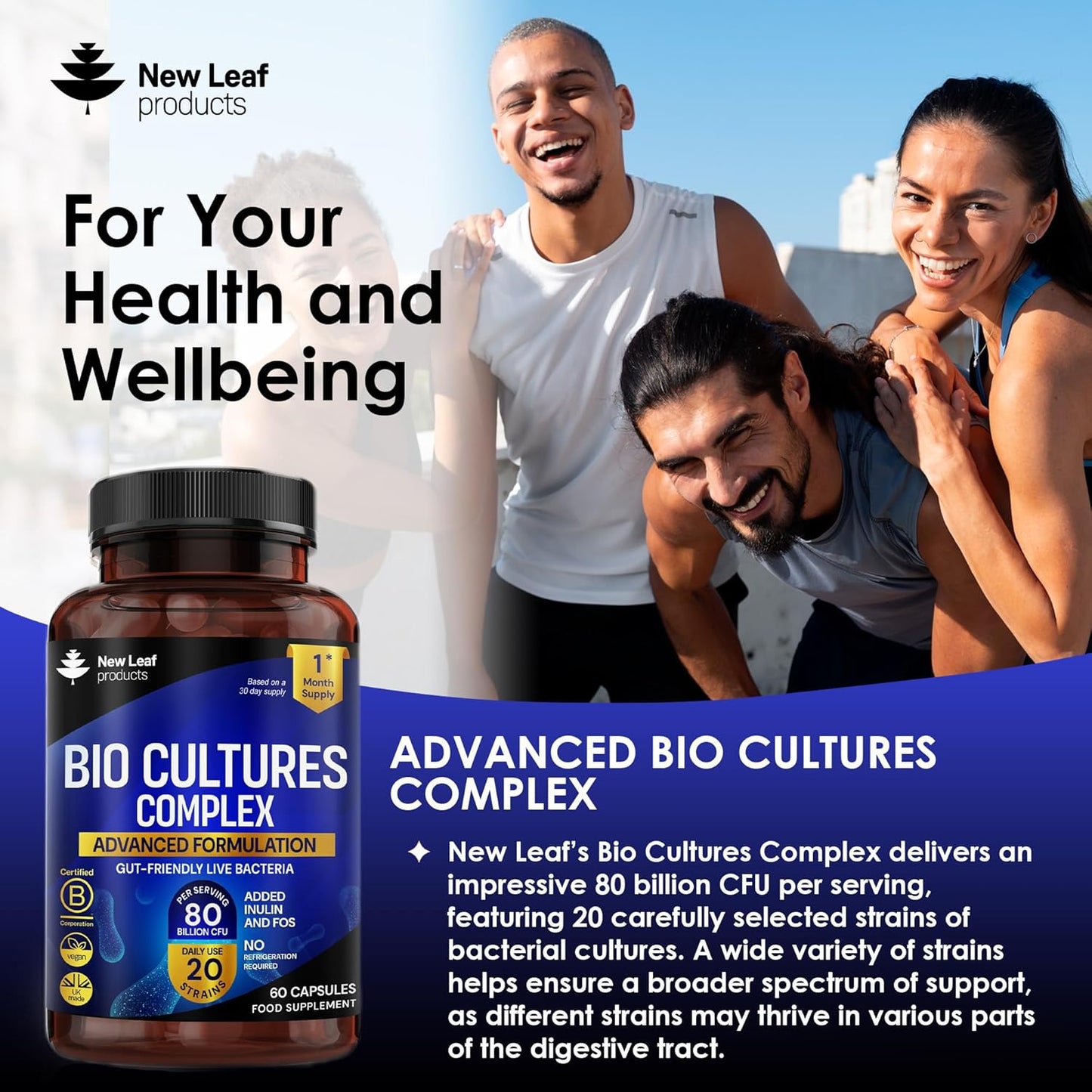 New Leaf Bio Cultures Probiotics
