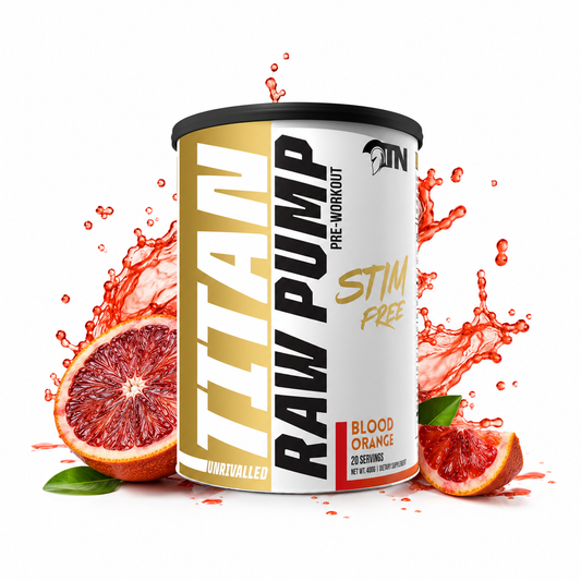 RAW PUMP Stim Free Pre-Workout, 20 Loaded Servings, Net Wt.400g