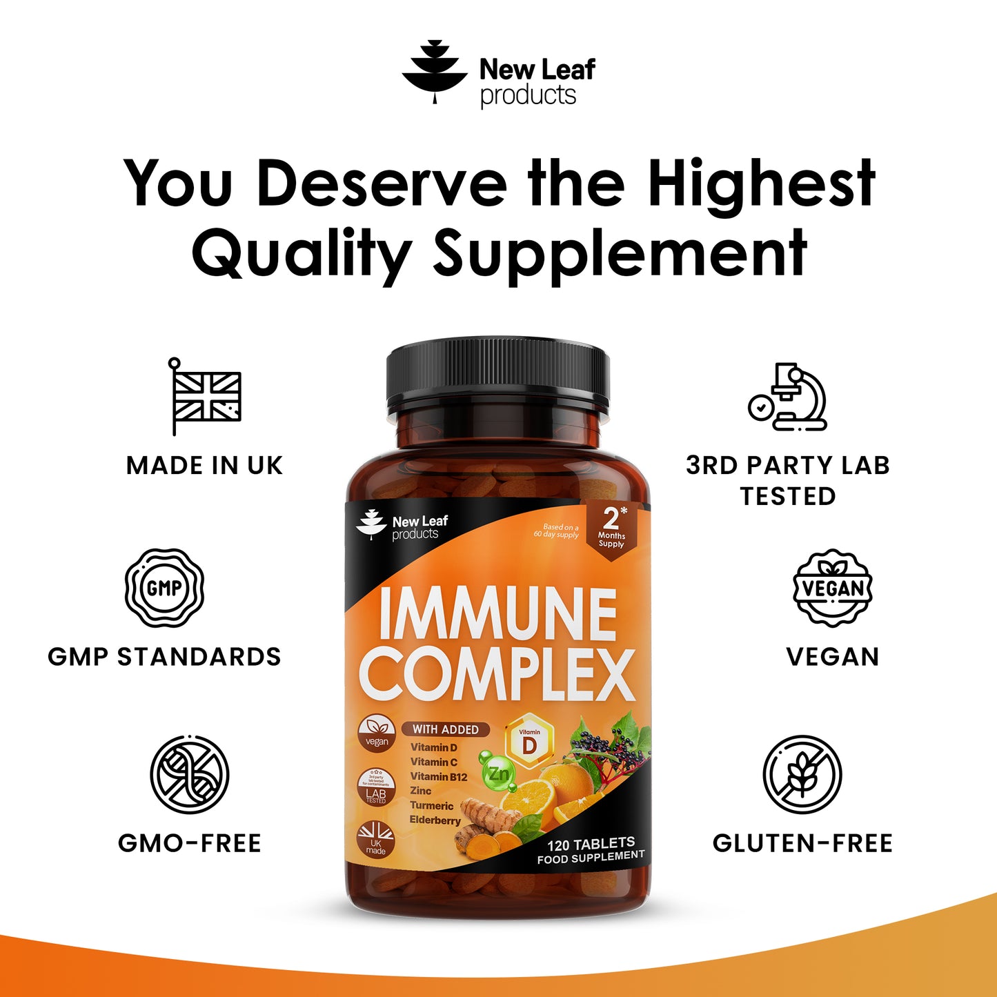 New Leaf Immune Complex Tablets New Leaf