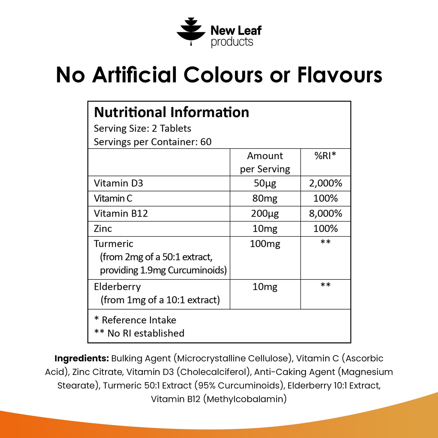 New Leaf Immune Complex Tablets New Leaf