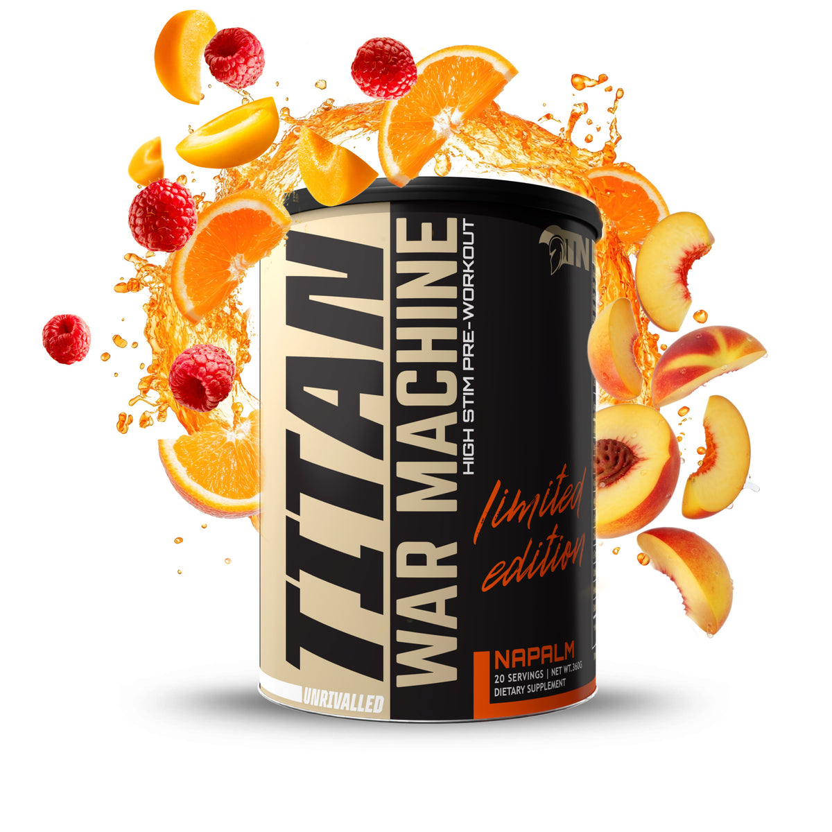 WAR MACHINE High Stim Pre-Workout, 20 Loaded Servings Net Wt.360g