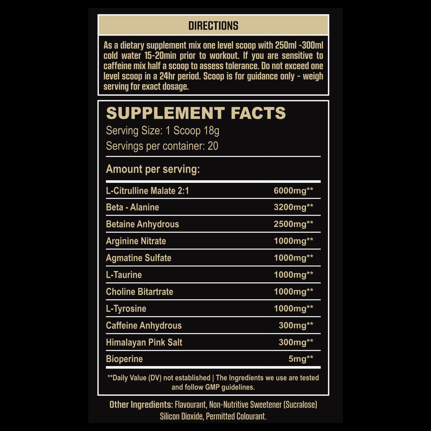 WAR MACHINE High Stim Pre-Workout, 20 Loaded Servings Net Wt.360g