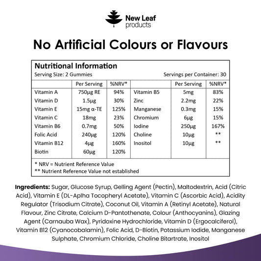 New Leaf Multivitamin Gummies High Strength