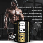 ISOPRO Grass Fed Whey Protein Isolate 40 Servings Net Wt. 1KG