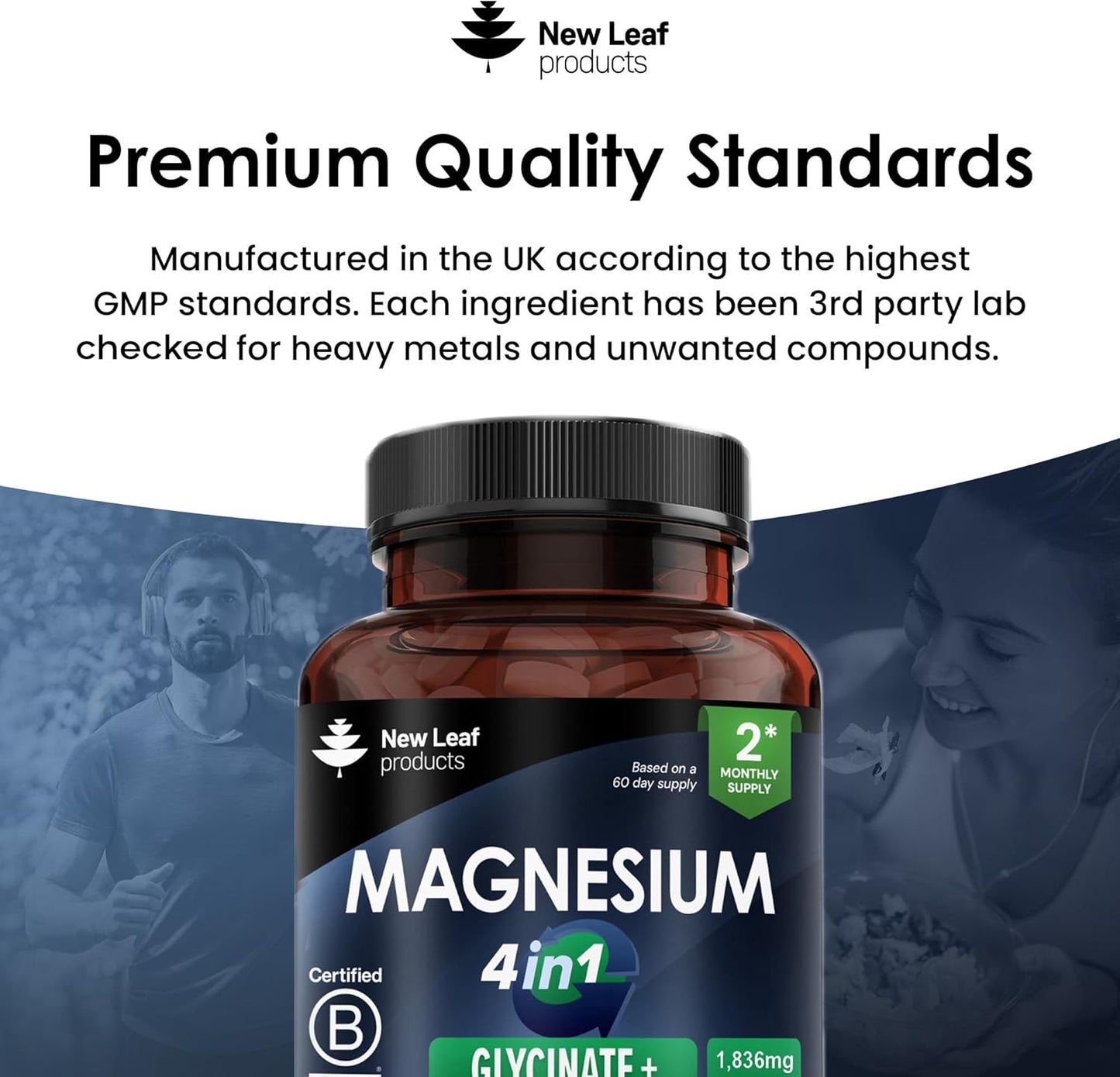 Magnesium Complex 4in1 Caps- Citrate, Bisglycinate, Malate, Oxide