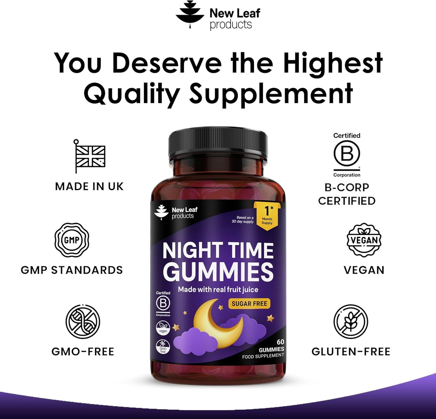New Leaf Night Time Gummies