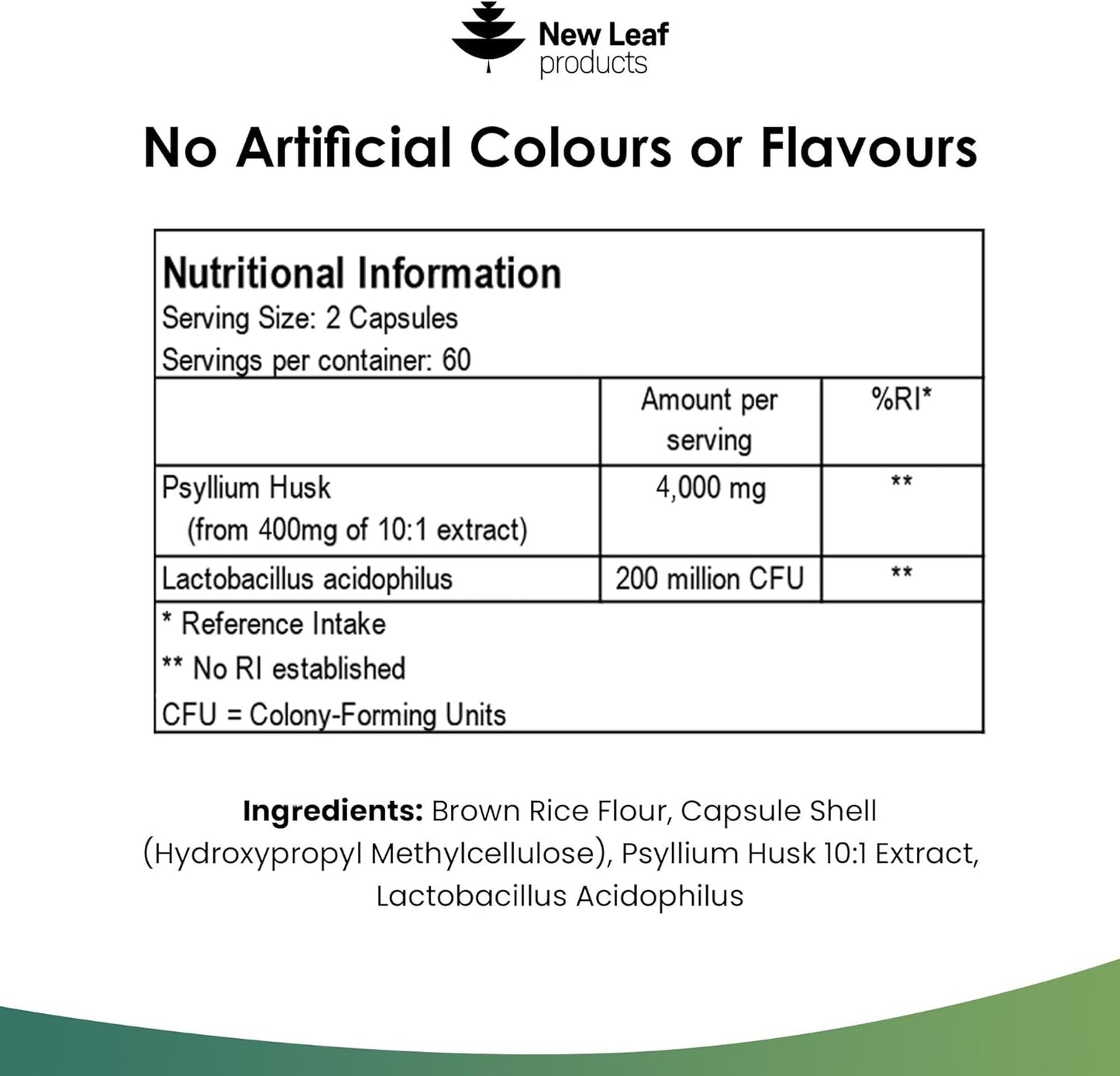 New Leaf Psyllium Husk Fibre
