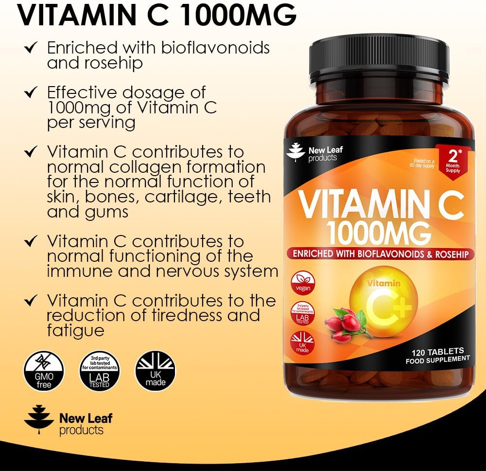 New Leaf High Strength Vitamin C + Rosehip
