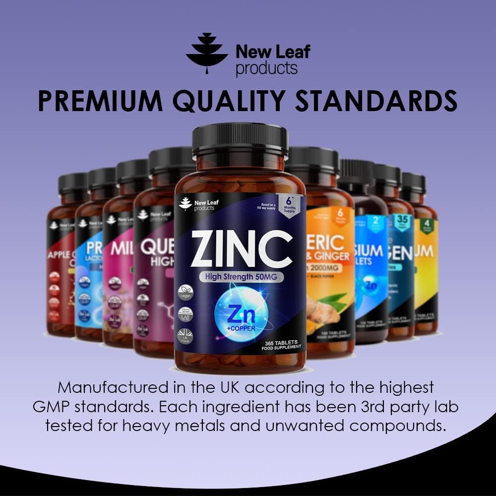 New Leaf High Strength Zinc-6 Month Supply