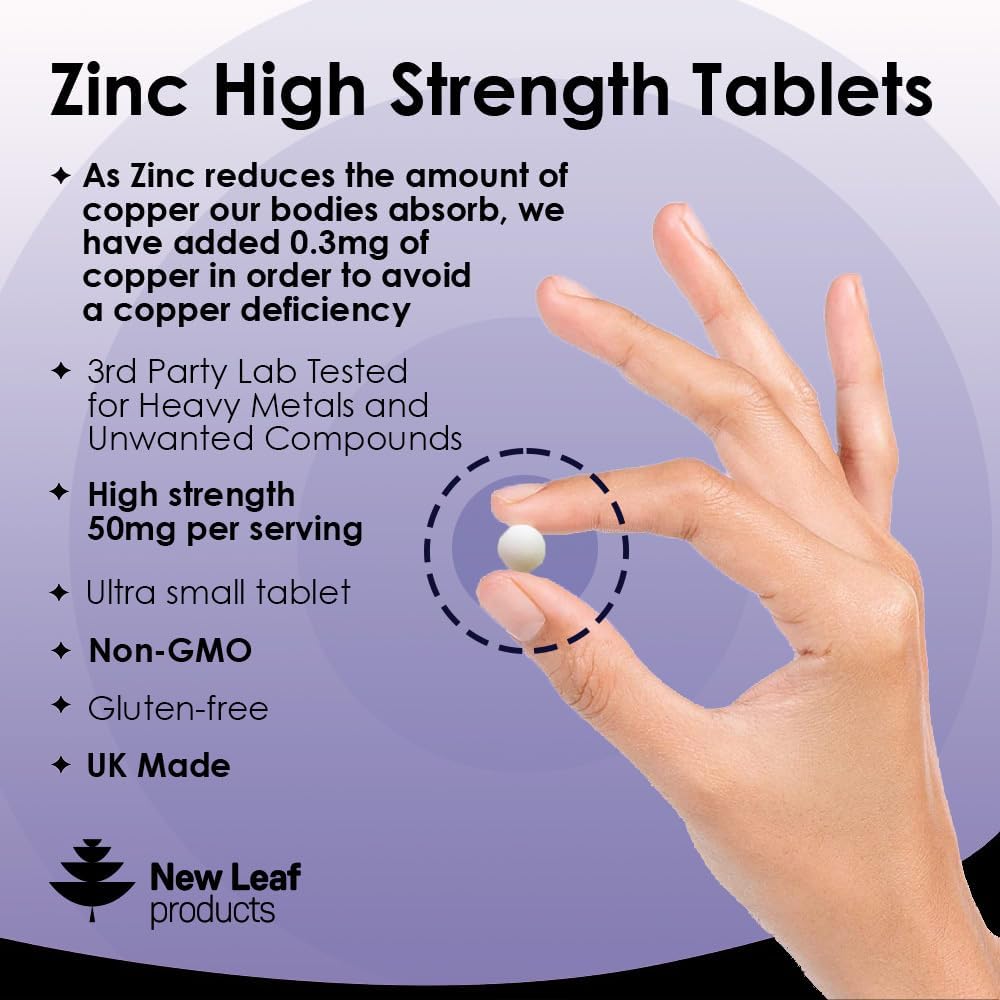 New Leaf High Strength Zinc-6 Month Supply