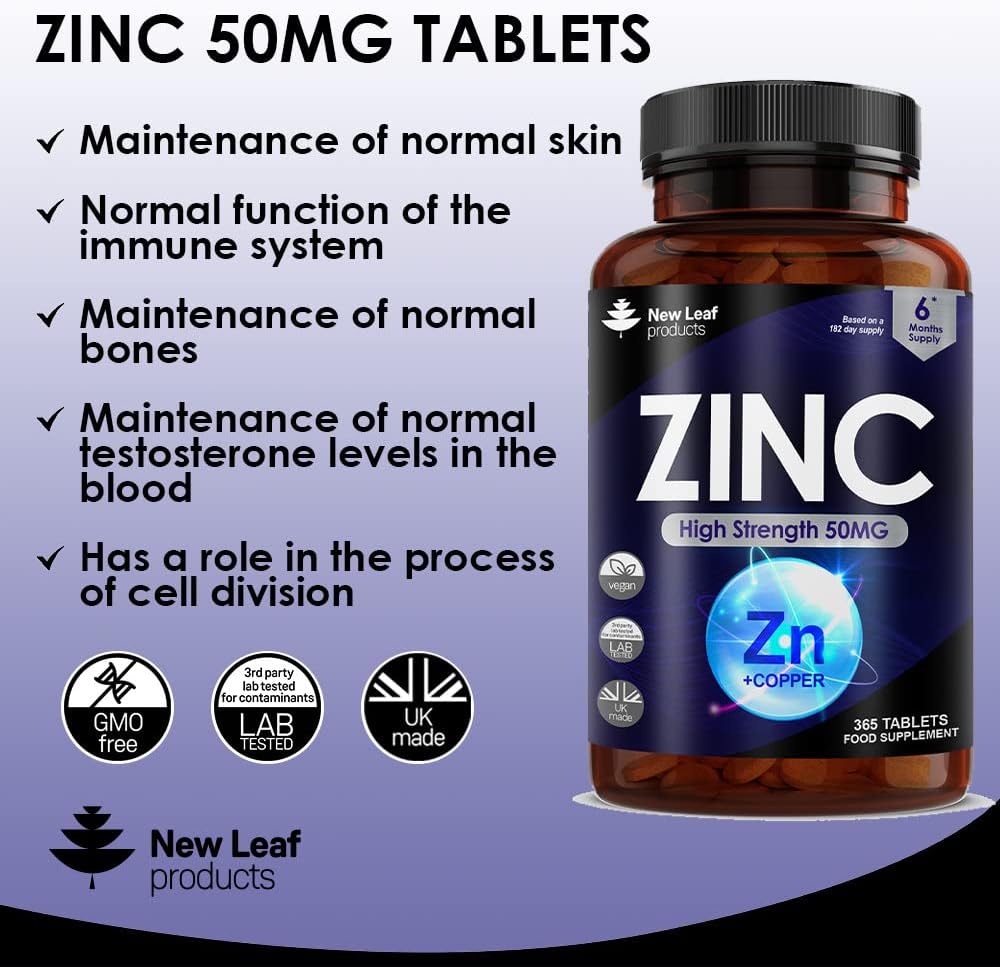 New Leaf High Strength Zinc-6 Month Supply