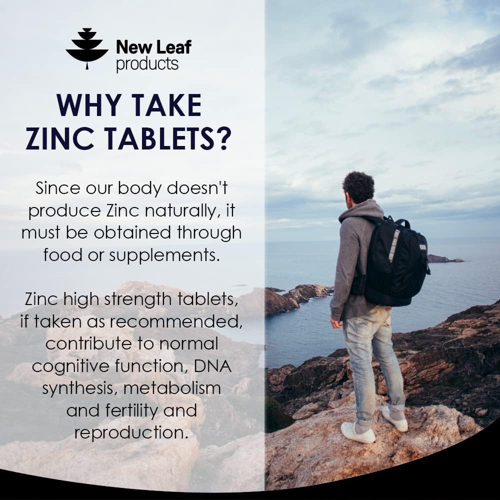 New Leaf High Strength Zinc-6 Month Supply